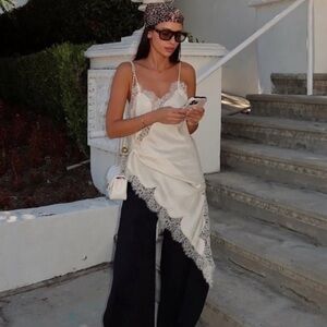 NWT Zara ZW Collection Asymmetric Lace Dress